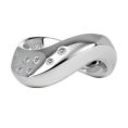 Кольцо из серебра с бриллиантами из коллекции "PURE" HDR101 карат, цвет 3, чистота 3 инфо 9163r.