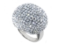 Кольцо, серебро 925, кристалл Сваровски 018 02 21-03369 2010 г инфо 10310r.