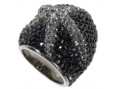 Кольцо, серебро 925, кристалл Сваровски 018 02 21-04072 2009 г инфо 10333r.